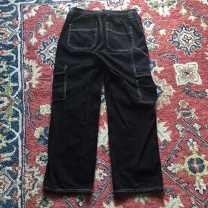 BDG black contrast stitch skate jeans